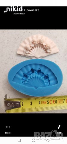 ветрило и ситнички рози силиконов молд форма за украса декор торта фондан шоколад и др., снимка 2 - Форми - 16883663