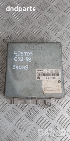 Компютър BMW E39 525TDS 1998г. 2247891 0281001373