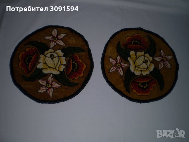 Две възглавнички  за стол пъмучен плюш , снимка 4 - Възглавници - 41880468