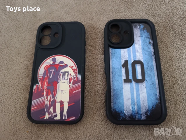 Кейсове с футболисти за iPhone 15, iPhone 15pro, iPhone 16 с Меси и Роналдо Messi and Ronaldo , снимка 4 - Калъфи, кейсове - 50805380