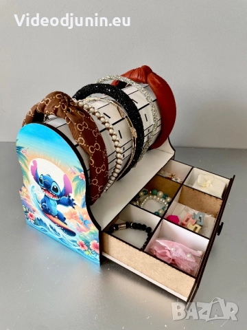 Поставка за диадеми с двойно шкафче, снимка 9 - Аксесоари за коса - 50910108