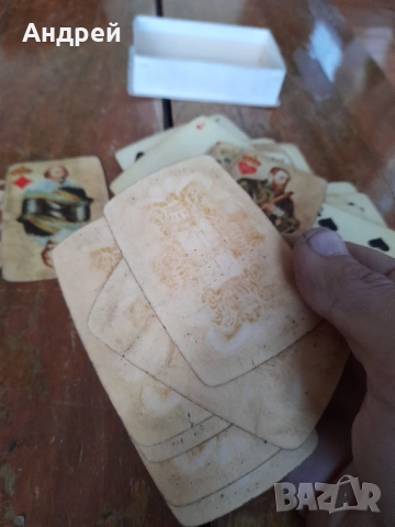Стари карти за игра #17, снимка 5 - Карти за игра - 52753571