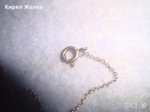 СРЕБЪРНО СЪРЧИЦЕ с НЕЖНА СРЕБЪРНА ВЕРИЖКА СРЕБРО 925 УКРАШЕНИЕ БИЖУ 25641, снимка 5 - Други - 35897641