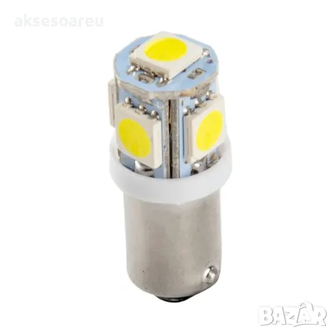 Габаритни диодни крушки /габарити/ Ba9s 24v с 5 Smd Led ксеноново бели диода 24 волта за камион, снимка 13 - Аксесоари и консумативи - 7176884