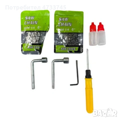 Акумулаторен комплект 3в1 – тример, ножица и резачка с 3 батерии 36V/8Ah, снимка 3 - Градинска техника - 53439099