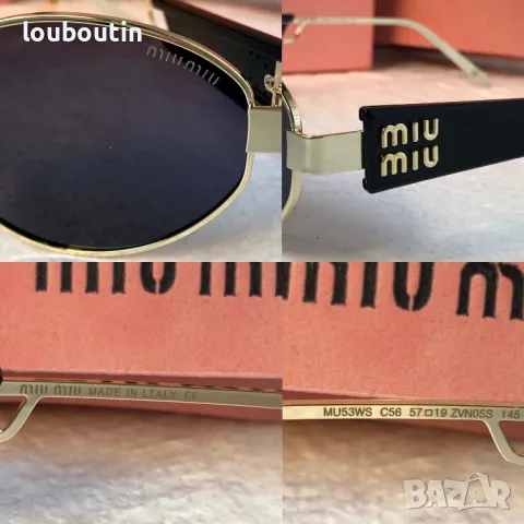 Miu 2024 дамски слънчеви очила елипса кръгли овални 4 цвята, снимка 9 - Слънчеви и диоптрични очила - 47668498