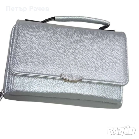 Стилна и компактна к. дамска чанта за през рамо с дълга дръжка., снимка 5 - Чанти - 53759372