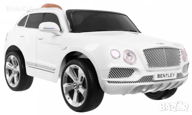 Bentley Bentayga 12V – Детски акумулаторен джип, Бял, EVA гуми, снимка 4 - Детски велосипеди, триколки и коли - 50428478