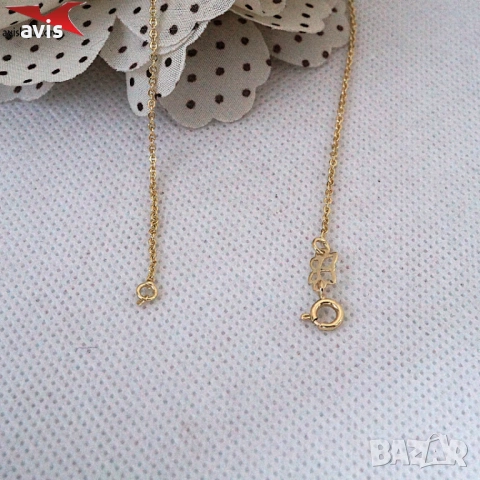 Синджир с 14К златно покритие 254588, снимка 2 - Обеци - 53510859