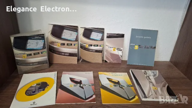 Renault ръководства + сервизна книжка – Carminat, Scenic, Megane и др. от 2000-2003г