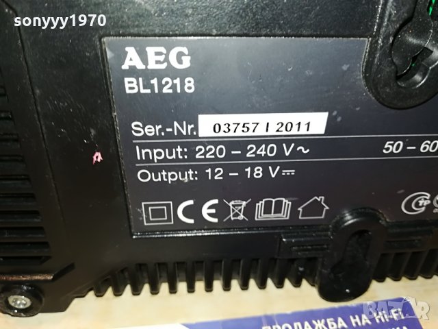AEG 12-18v li-ion/nicd/nimh battery charger 1608210732, снимка 6 - Винтоверти - 33833809