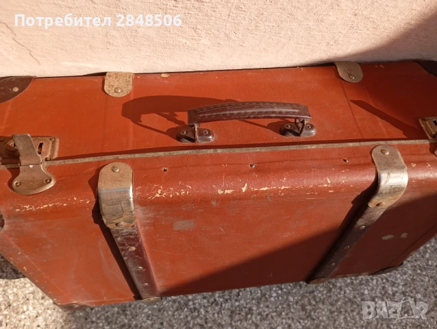Продавам ретро куфар от 40-те години , снимка 2 - Куфари - 50645336
