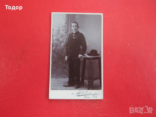 Стара снимка на дебел картон 3, снимка 3 - Колекции - 36192640