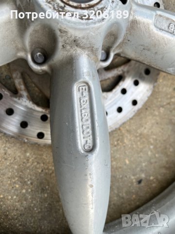 Джанта с гума и спирачен диск за Априлия , снимка 3 - Гуми и джанти - 40857188