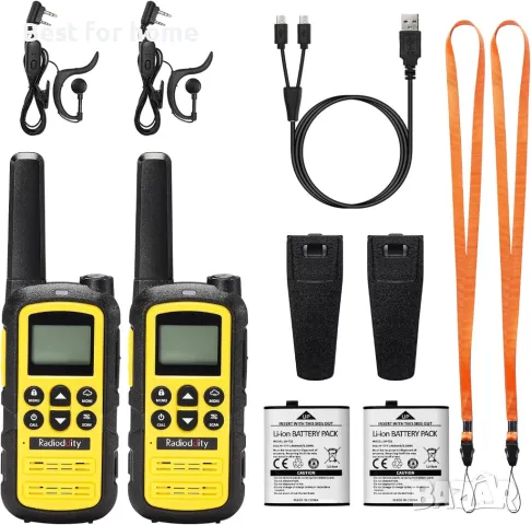 Radioddity PR-T6 Акумулаторна двупосочна радиостанция 