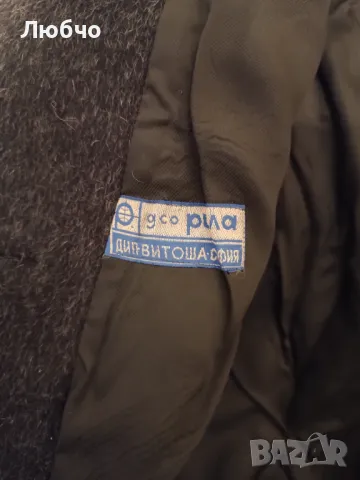 Мъжко  палто от вълна от 60 години, снимка 7 - Палта, манта - 48163568