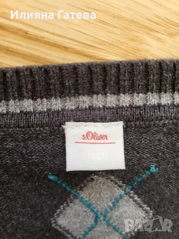 Дамска блуза s'Oliver M 100% памук, снимка 5 - Блузи с дълъг ръкав и пуловери - 47629423