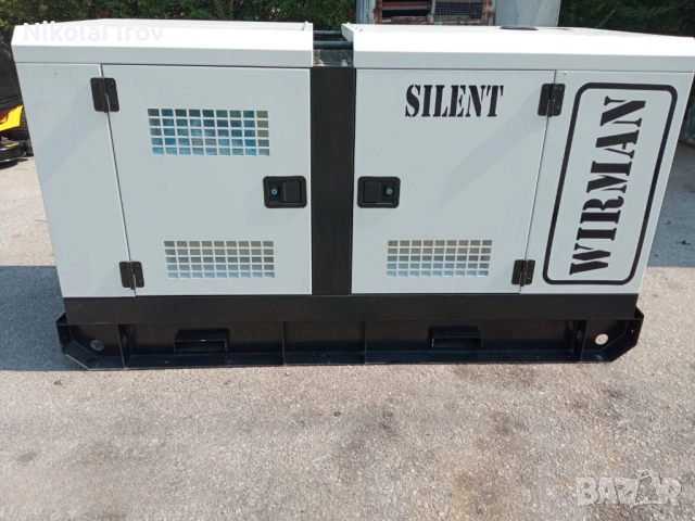 Генератор WIRMAN от затворен тип 55kva с автоматичен превключвателен панел, водно охлаждане 1500 об/