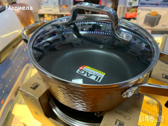 Bergner Комплект от 2 тенджери с капаци / 2,4л. / 4,3л., снимка 11 - Съдове за готвене - 53718190