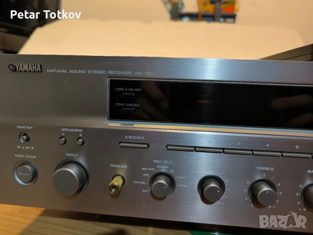 Yamaha RX-797 Качествен стерео ресивър, снимка 2 - Ресийвъри, усилватели, смесителни пултове - 52398664