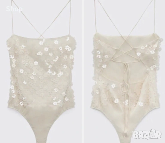 ТОП находка ! Боди на Zara 👗, снимка 3 - Корсети, бюстиета, топове - 53780912