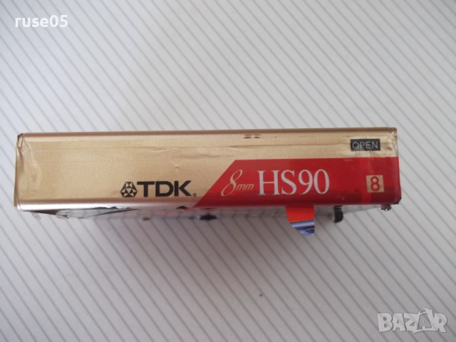 Видеокасета "TDK - P6-90HS" нова, снимка 4 - Чанти, стативи, аксесоари - 51912582