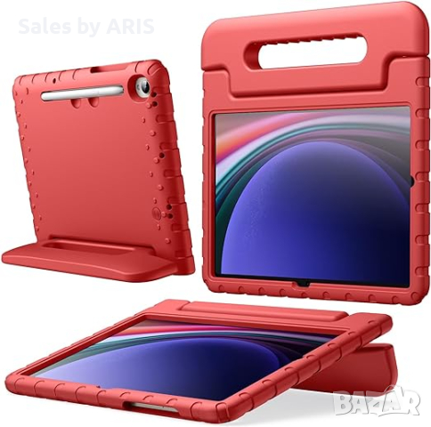 Детски калъф JETech за Samsung Galaxy Tab S9 11-инчов, (червен), снимка 1