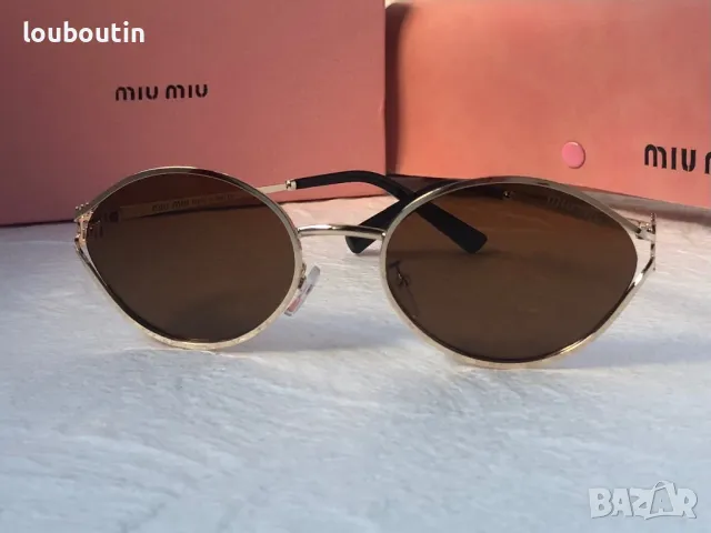 Miu 2024 дамски слънчеви очила елипса овални кръгли 4 цвята, снимка 14 - Слънчеви и диоптрични очила - 47766791