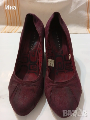 Елегантни обувки на Never 2 hot велур н.40