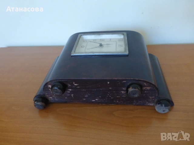 Немски каминен часовник касичка, снимка 10 - Антикварни и старинни предмети - 53222754