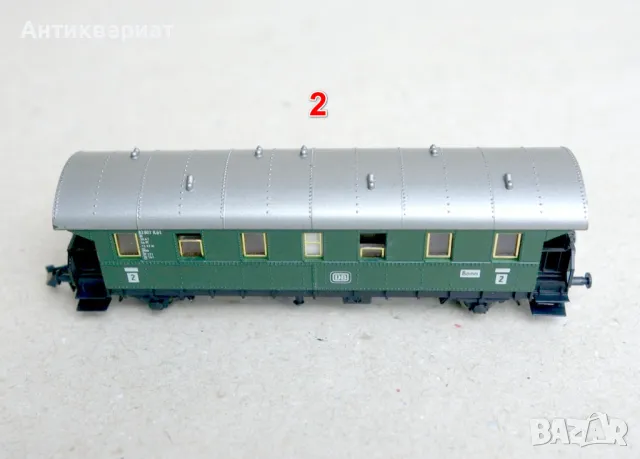 Товарни и пътнически вагони N (1:160) - от 1 до 5, снимка 5 - Колекции - 49360553