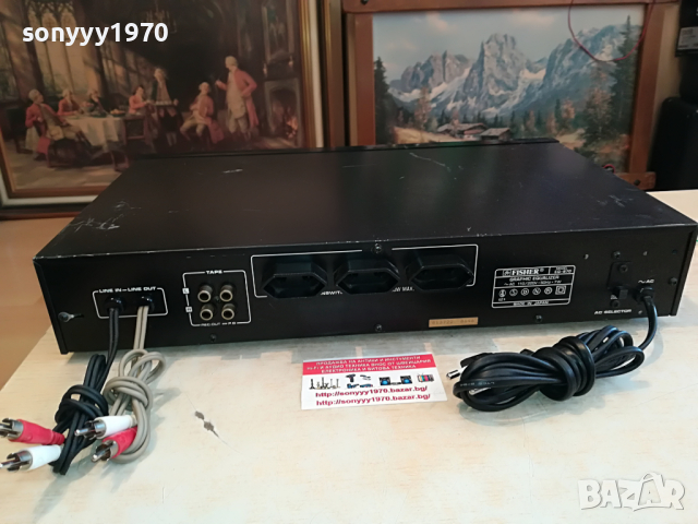 FISHER EQUALIZER-JAPAN 1504221225, снимка 16 - Ресийвъри, усилватели, смесителни пултове - 36465495