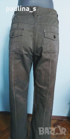 Дизайнерски дънки с кожен ефект "Million of women" / M - L - ХL, снимка 5 - Дънки - 15432740