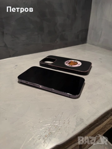 КАТО НОВ Iphone 14 Pro Purple + подарък, снимка 5 - Apple iPhone - 53430736