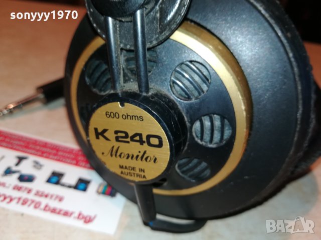 ПОРЪЧАНИ⭐AKG K-240 MONITOR-MADE IN AUSTRIA 1409212036⭐, снимка 8 - Слушалки и портативни колонки - 34135167