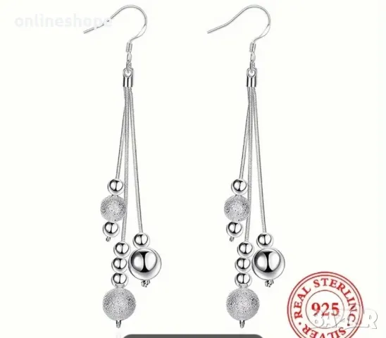 Сребърни обеци / Сребро S925 , снимка 1