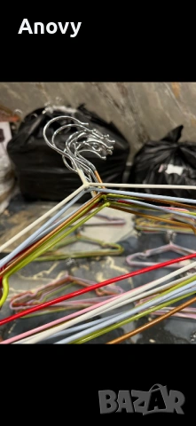 Метални закачалки със силиконово покритие 