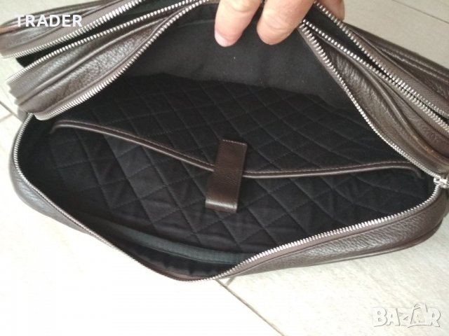 Бизнес пътна чанта лаптоп таблет MELVIN, тъмно кафява , снимка 10 - Чанти - 33897004
