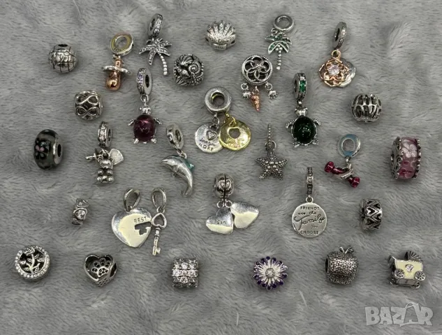 СРЕБЪРНИ Талисмани/Бижута/Висулки за Гривна тип Pandora/Пандора, Сребро S925!, снимка 5 - Колиета, медальони, синджири - 49186235