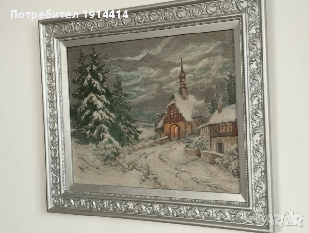 Гоблени по Вилер прецизно ушити по поръчка от специалист с DMC конци, снимка 8 - Гоблени - 50590587