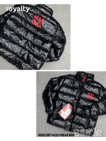 Hugo Boss Черно Зимно Мъжко Яке Лак