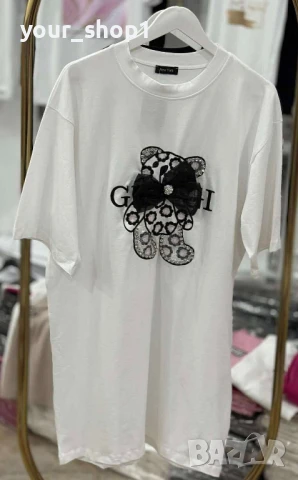 Дамска рокля тип тениска Gucci Bear , снимка 1