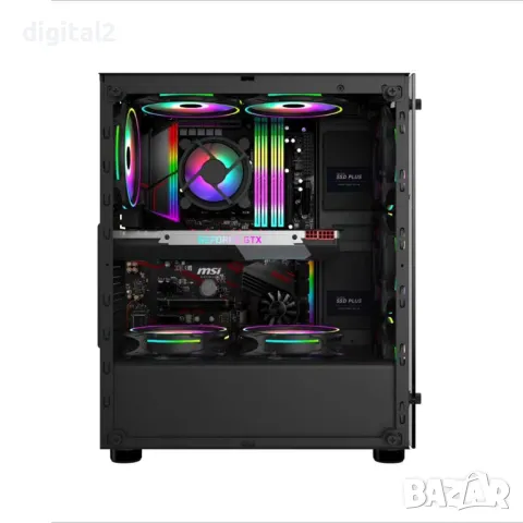 Компютър Ryzen 5 3600 (3.7GHZ ,16 GB DDR4 ,GTX 1060 ,1-TB диск ,RGB , Нов 24м. Гарaнция, снимка 4 - Геймърски - 49463159