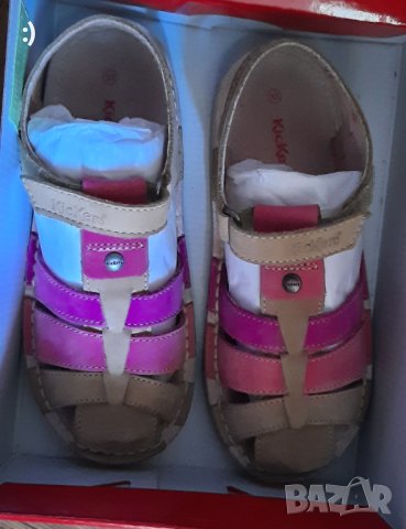 Намалени! Детски кожени сандали Kicker's, снимка 6 - Детски сандали и чехли - 41042198