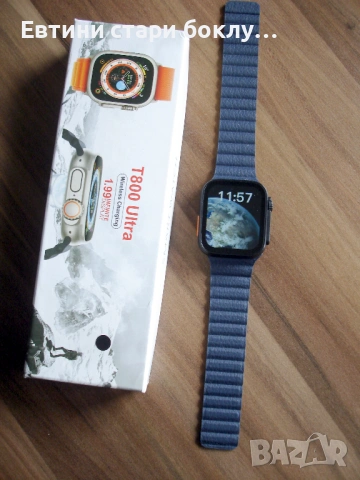 T 800 Ultra - Смарт часовник, снимка 17 - Смарт гривни - 53282430