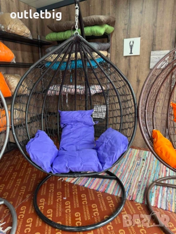 люлка- градинска люлка тип яйце, гнездо, висяща, снимка 8 - Градински мебели, декорация  - 52235455