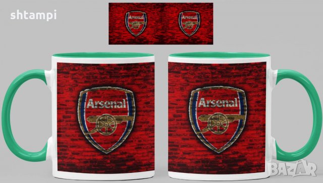 Чаша Арсенал Arsenal  Керамична, снимка 4 - Фен артикули - 34782808