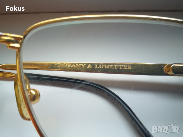 Старахотни маркови диоптрични очила Tiffany Lunettes позлата тифани, снимка 5 - Антикварни и старинни предмети - 36216614