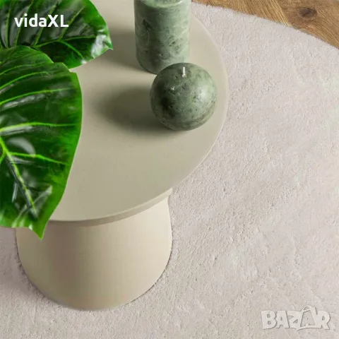 vidaXL Килим HUARTE Пясък 100 x 200 cm Полиестер, снимка 6 - Килими - 56147505