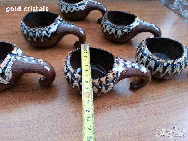Големи керамични кратунки чаши купички, снимка 4 - Антикварни и старинни предмети - 34727963